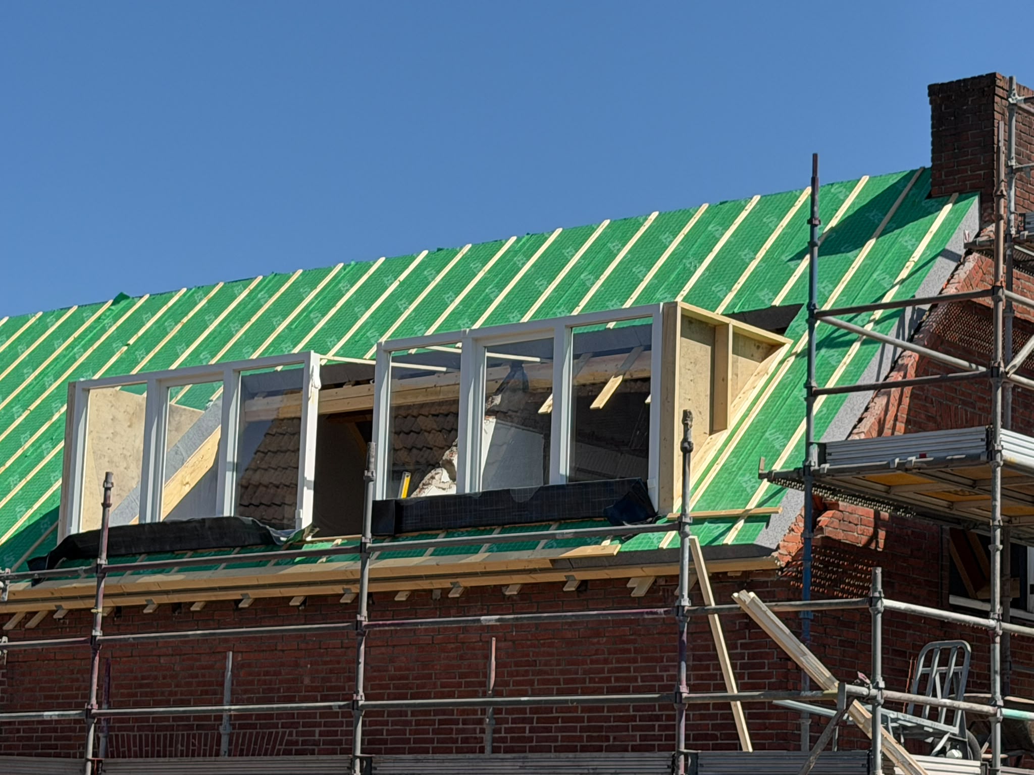 Dakrenovatie van een woning door Marks Bouw