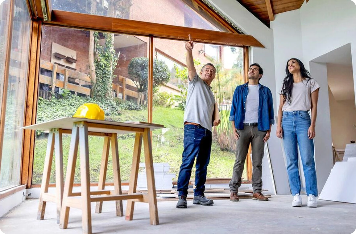 Vakkundig timmerwerk in een woning